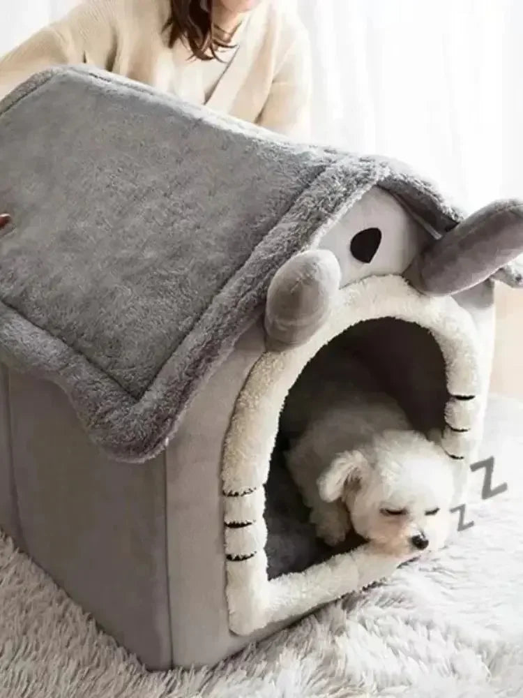 All Seasons Warm Washable Cat Dog House Indoor