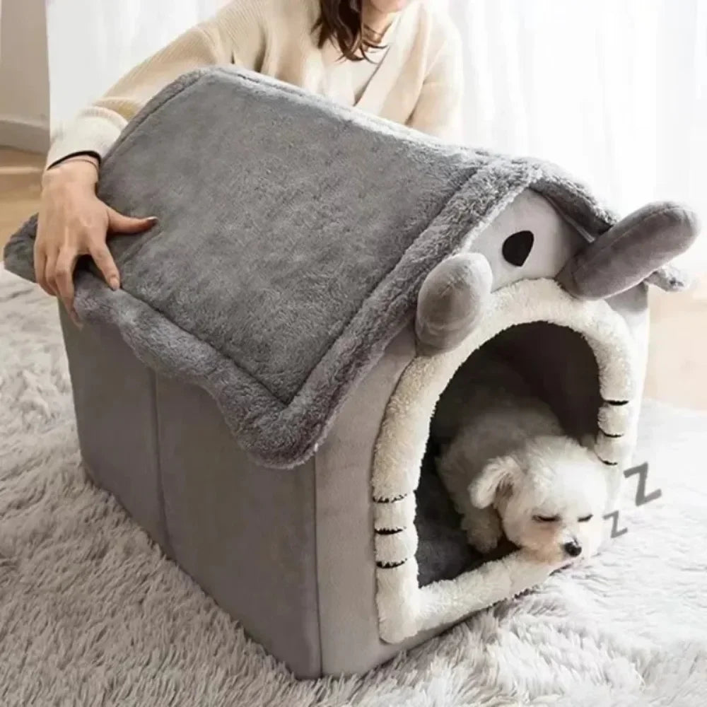 All Seasons Warm Washable Cat Dog House Indoor