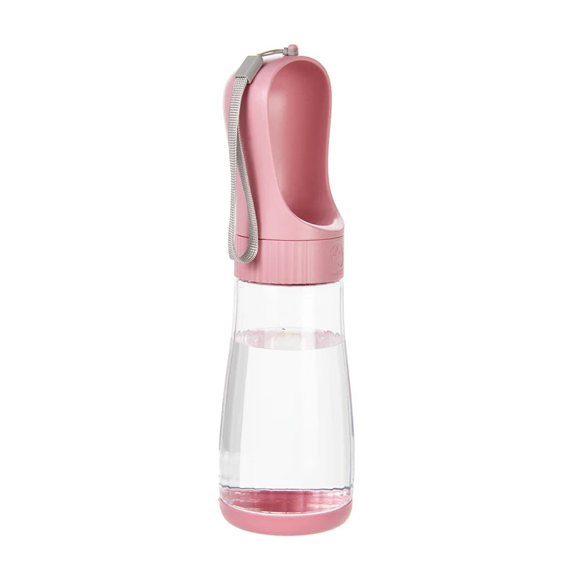 Portable Dog Water Bottle With Food Container